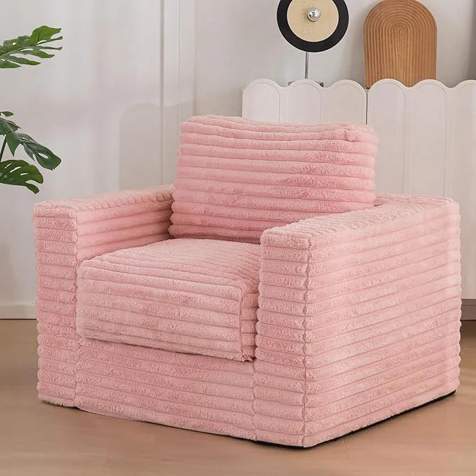 Armchair | Velvet Upholstery | Sponge Filling | Single Seater