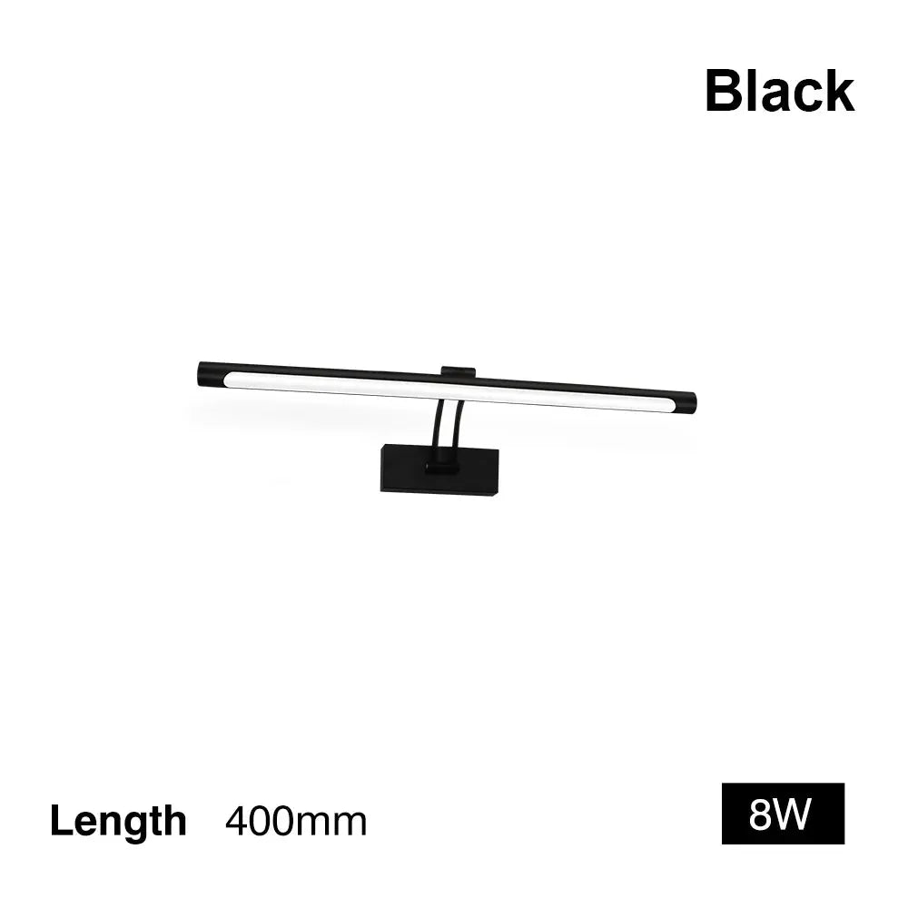 Modern Interior Wall Lamp 80 100cm Led Apply wall light Black Silver Bathroom Lighting Wall Mounted Picture Light Wall Sconce from PriceLows™