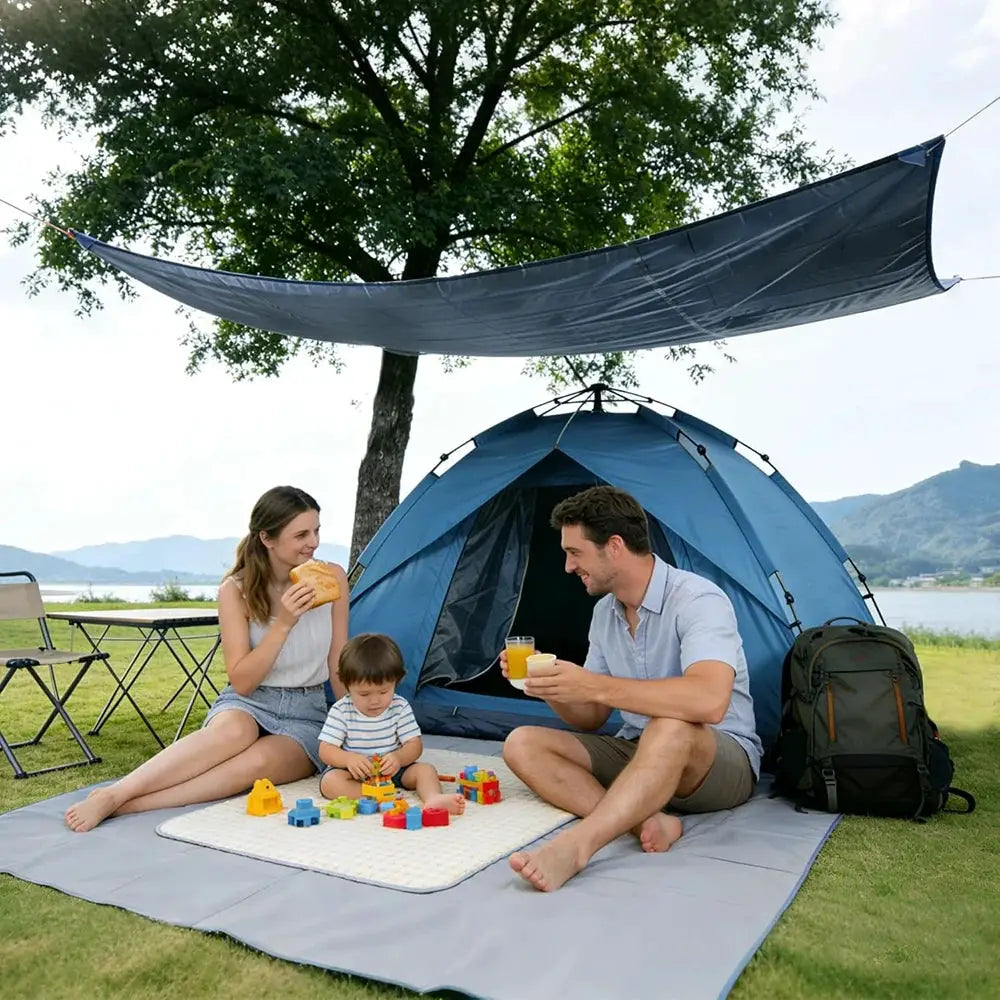 Waterproof Oxford Tarp | Thickened Sun Shade Sail | Picnic Mat & Tent Footprint