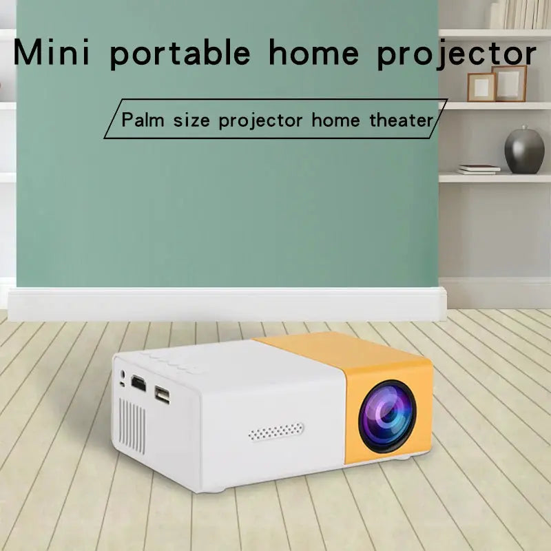 Mini Portable Projector | 3000 Lumens | HDMI USB Input | YG300