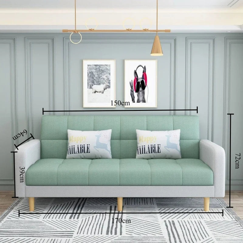Sofa Bed | Wood Frame | Fabric Upholstery For Hotel Use