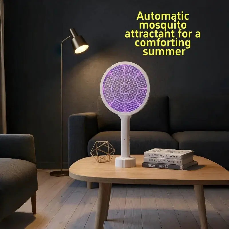 USB charging mosquito swatter, electric mosquito swatter, insect killer, equipped with ultraviolet light, fly swatter, mosquito lure lamp, mosquito killer lamp, kills small insects, high-voltage mosquito killer, suitable for from PriceLows™