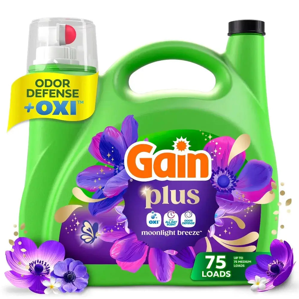 Liquid Laundry Detergent | 99 Oz | 75 Loads | Moonlight Breeze
