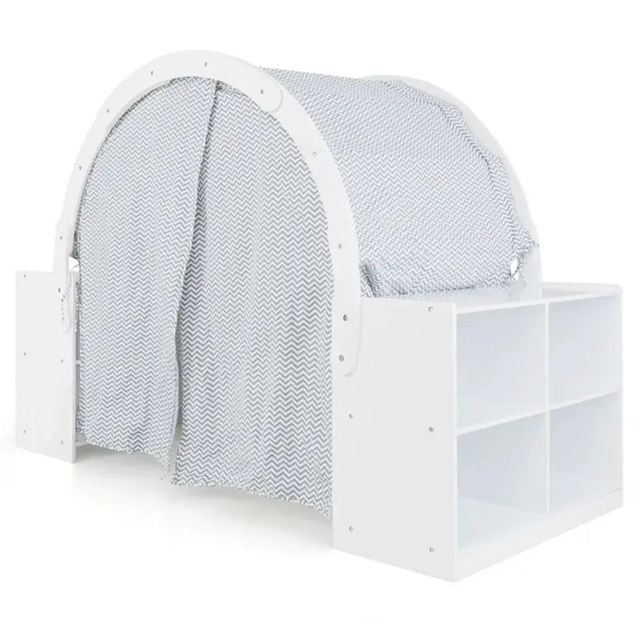 Versatile Playhouse with 8 Cubbies and 2 Countertops for Indoor Outdoor Use Durable Plastic Construction in Bright Blue Easy As from PriceLows™