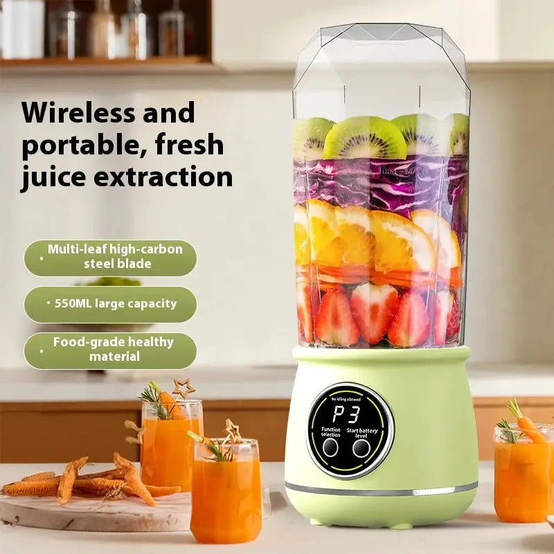 Electric Juicer, USB Charging Digital Blender, Portable Juicer, Suitable for Making Smoothies, Milkshakes, and Fruit Juices from PriceLows™