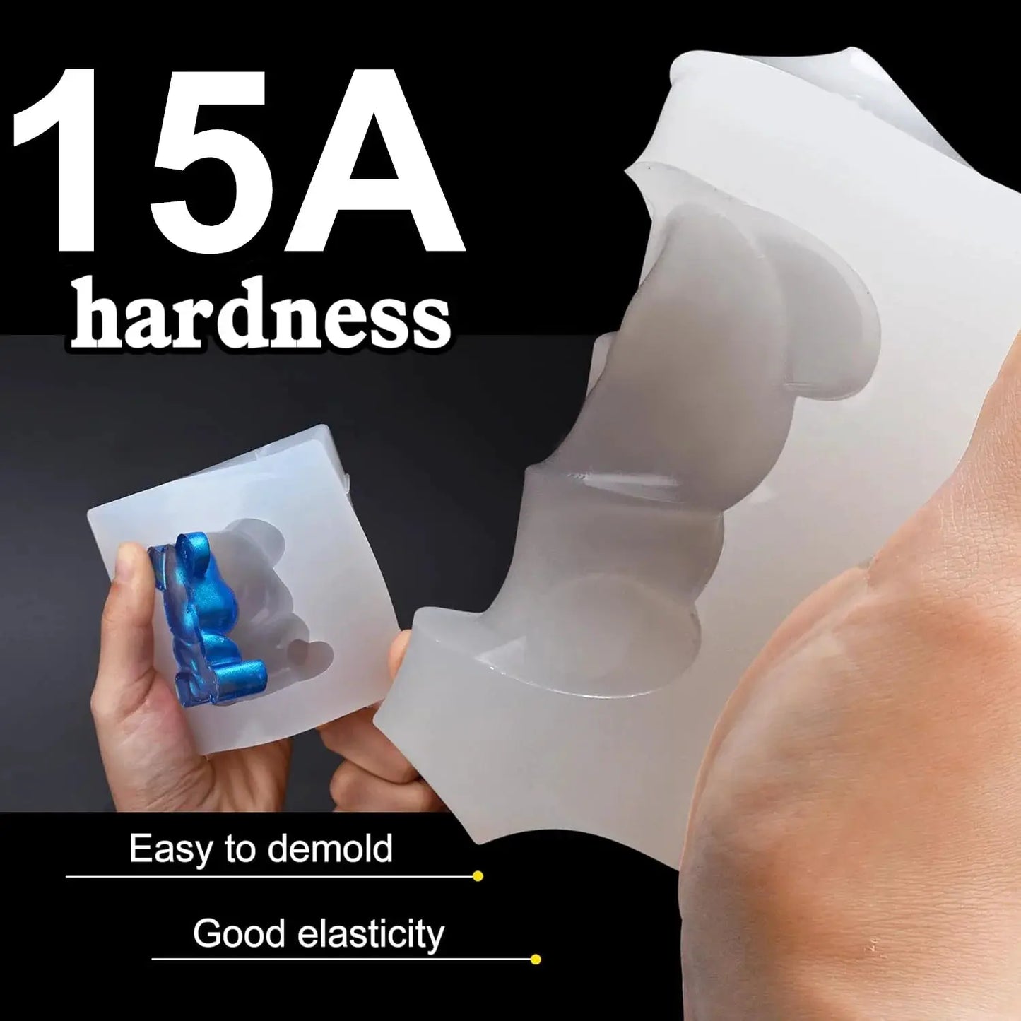 Silicone Mold Kit | 200ml Rubber | 1A To 1B Mix | Fast Cure Formula