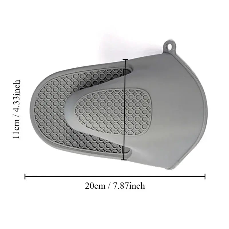 Honeycomb Silicone Oven Mitts | Heat Resistant Up To 450F | Non Slip