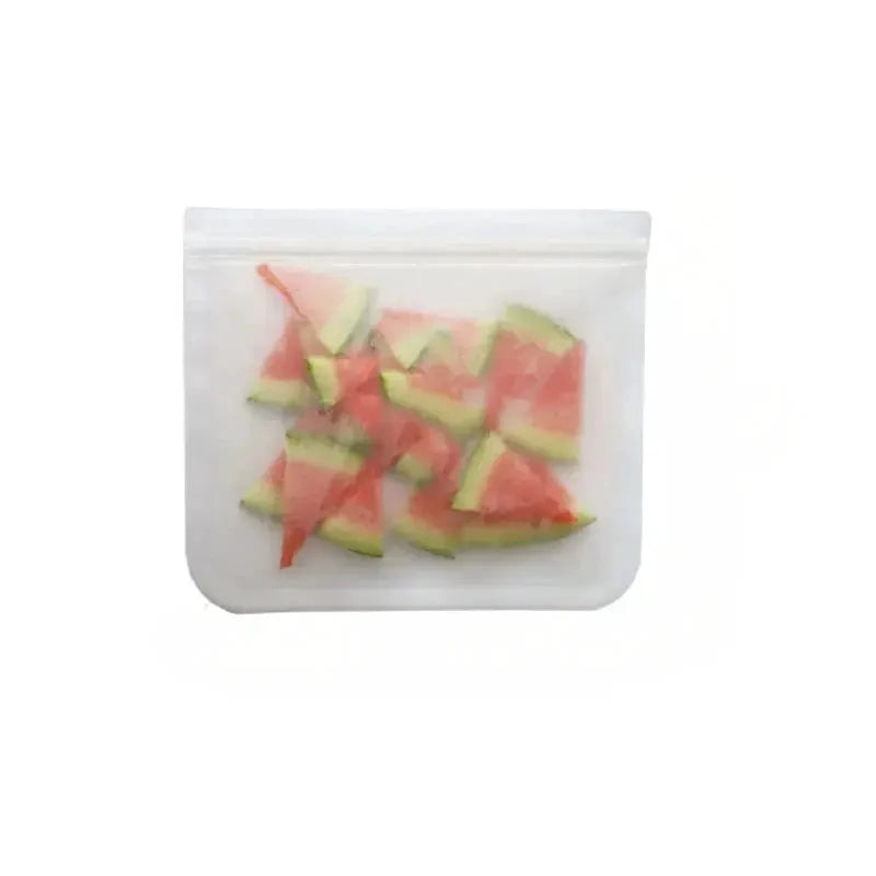 Reusable Food Storage Bags | Leakproof Zip Shut | Stand Up Design | One Size
