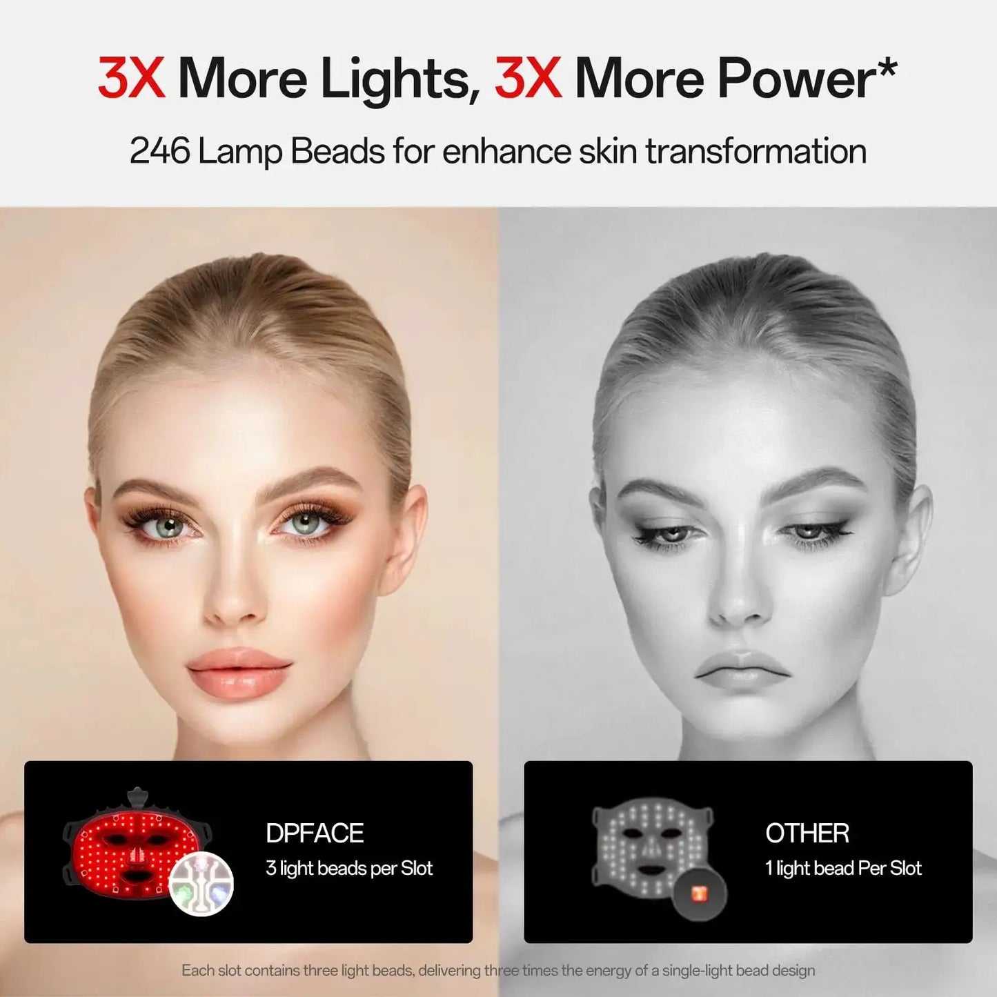 Red Light 7 Colors LED Face Mask Therapy Beauty Mask for Anti-Aging Wrinkles Skin Rejuvenation Lifting Tighten Home Use Tool from PriceLows™