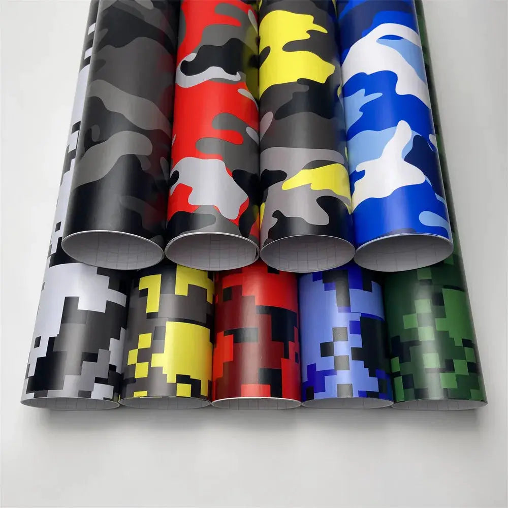 Stealth Camouflage Vinyl Wrap Film Pixel Camo Pattern Motorcycle Wrapping Sheet DIY Sticker for Car Computer Bicycle Console from PriceLows™