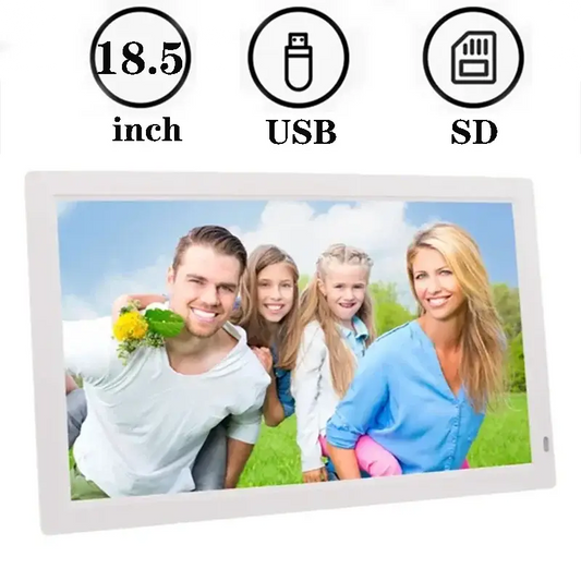 18.5-inch Digital photo frame 1366 * 768 USB/SD Video Picture Music Christmas Gift Digital photo frame Advertising machine from PriceLows™