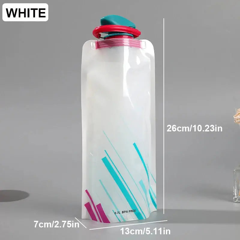 Outdoor Cycling Sports Water Bottle - Mountaineering Portable Water Cup - PE Plastic Folding Water Bag - Gift Promotion Water from PriceLows™