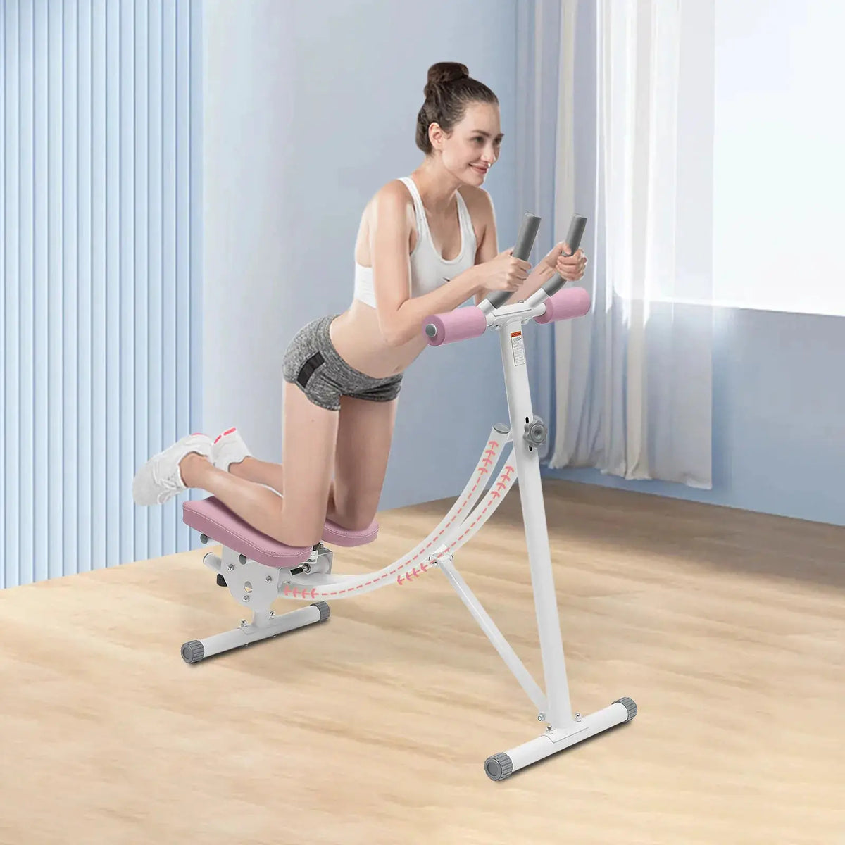 Ab Trainer | Adjustable Foldable Design | Heavy Duty Supports Up To 330 Lbs