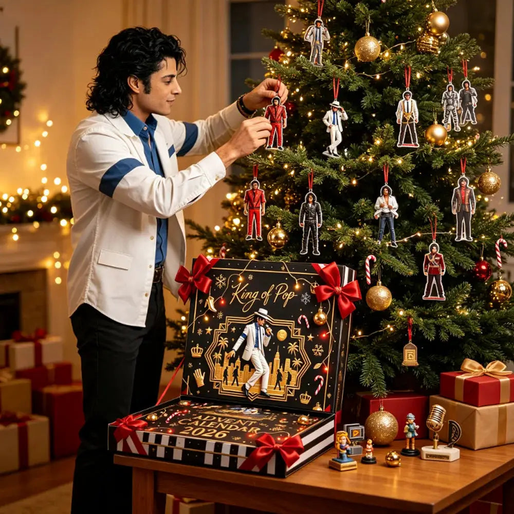 Christmas Advent Calendar | Michael Jackson | 24 Day | Acrylic Hanging Set