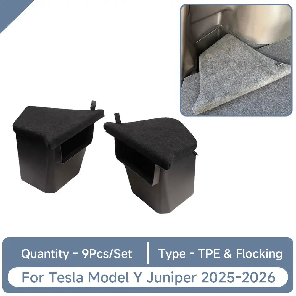 For Tesla Model Y Juniper Accessories Storage Box Set Trunk Seat Console Armrest Storage Box for Tesla Model Y Juniper 2026 2025 from PriceLows™