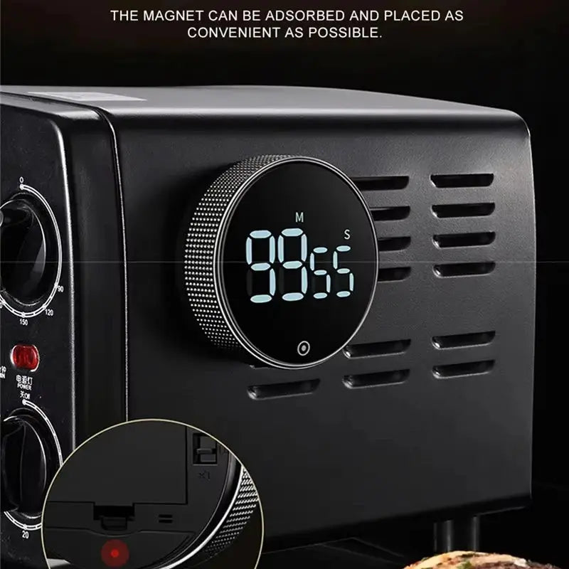 Dinrgo Magnetic Digital Timers Manual Countdown Kitchen Timer Countdown Clock Mechanical Counter for Cooking Shower Study from PriceLows™