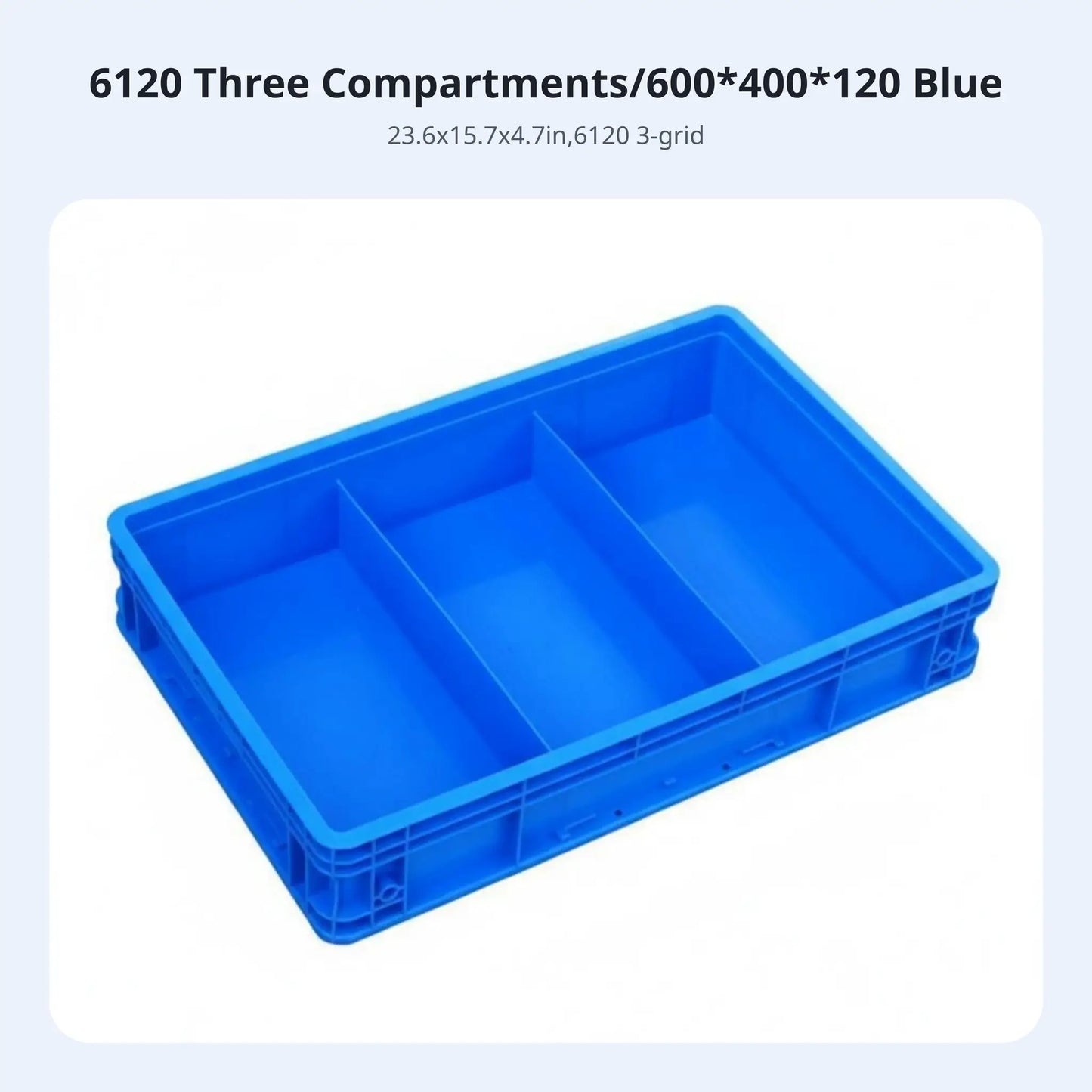 Multi-Compartment Box Compartmented Design Stackable Component Container Space-Saving sturdyDuty for Technicians, Workshop from PriceLows™