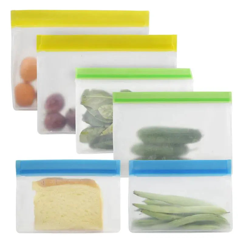 Reusable Food Storage Bag | 80ml Capacity, Leakproof | PEVA Material | One Size