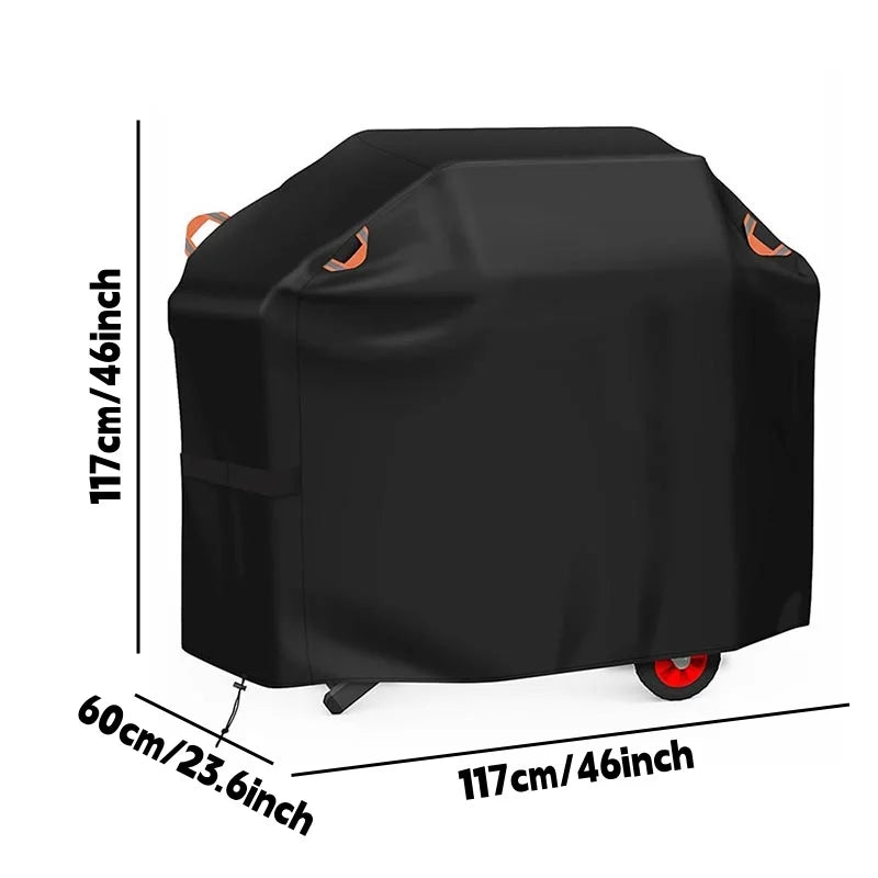 Bbq Grill Cover | 210D Fabric | Waterproof Dustproof Windproof | Universal Fit