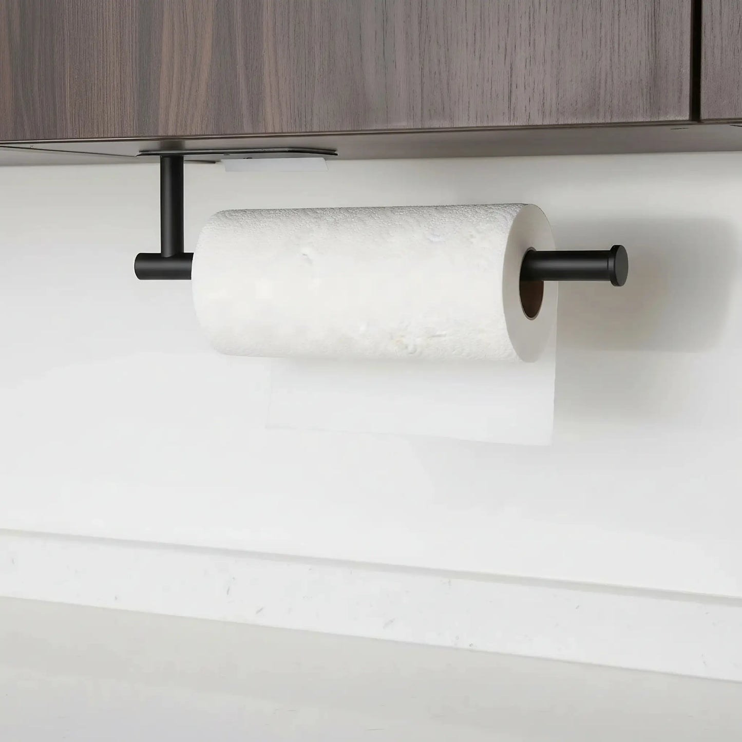 Strong Adhesive Paper Towel Holder, Adjustable Kitchen Organizer, for Countertop or Wall, Rust Proof from PriceLows™