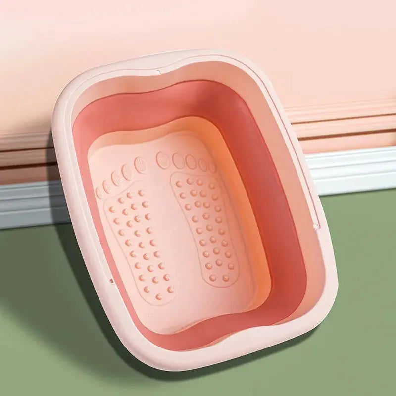 Foldable Foot Bath | Silicone Bucket | With Massage Points