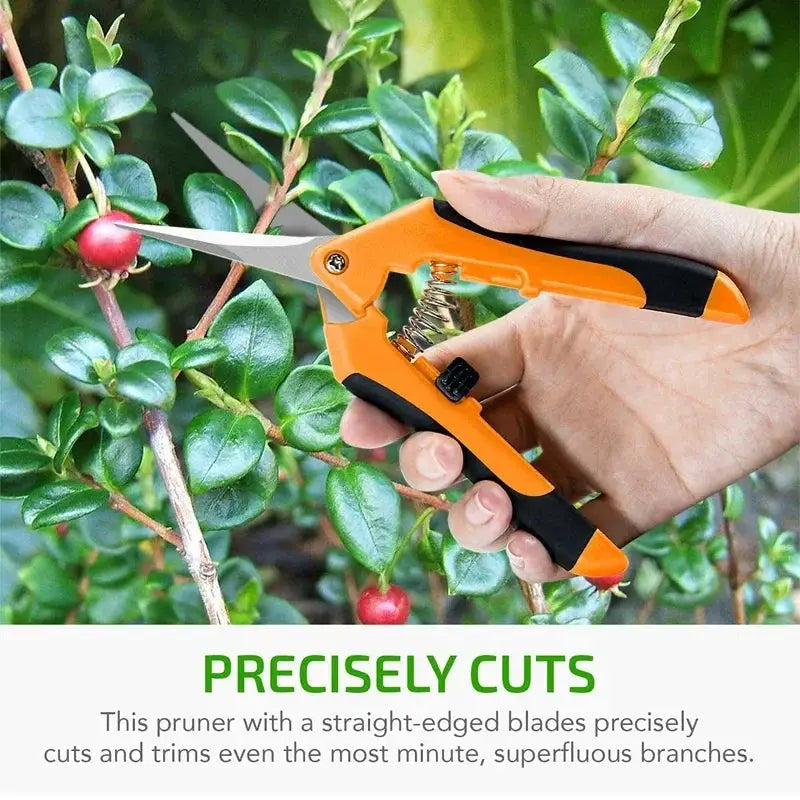 Metal Pruning Scissors Multi Purpose Hand Tool for Garden Grafting Bonsai Fruit Picking Weed Cutting and Daily Household Use from PriceLows™