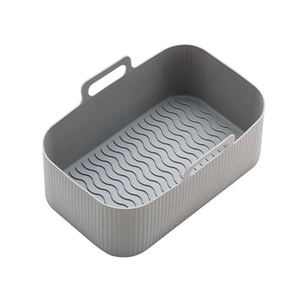 Silicone Air Fryer Liners | 7.67 x 4.92 in Square | Reusable Mats | Ninja DZ201