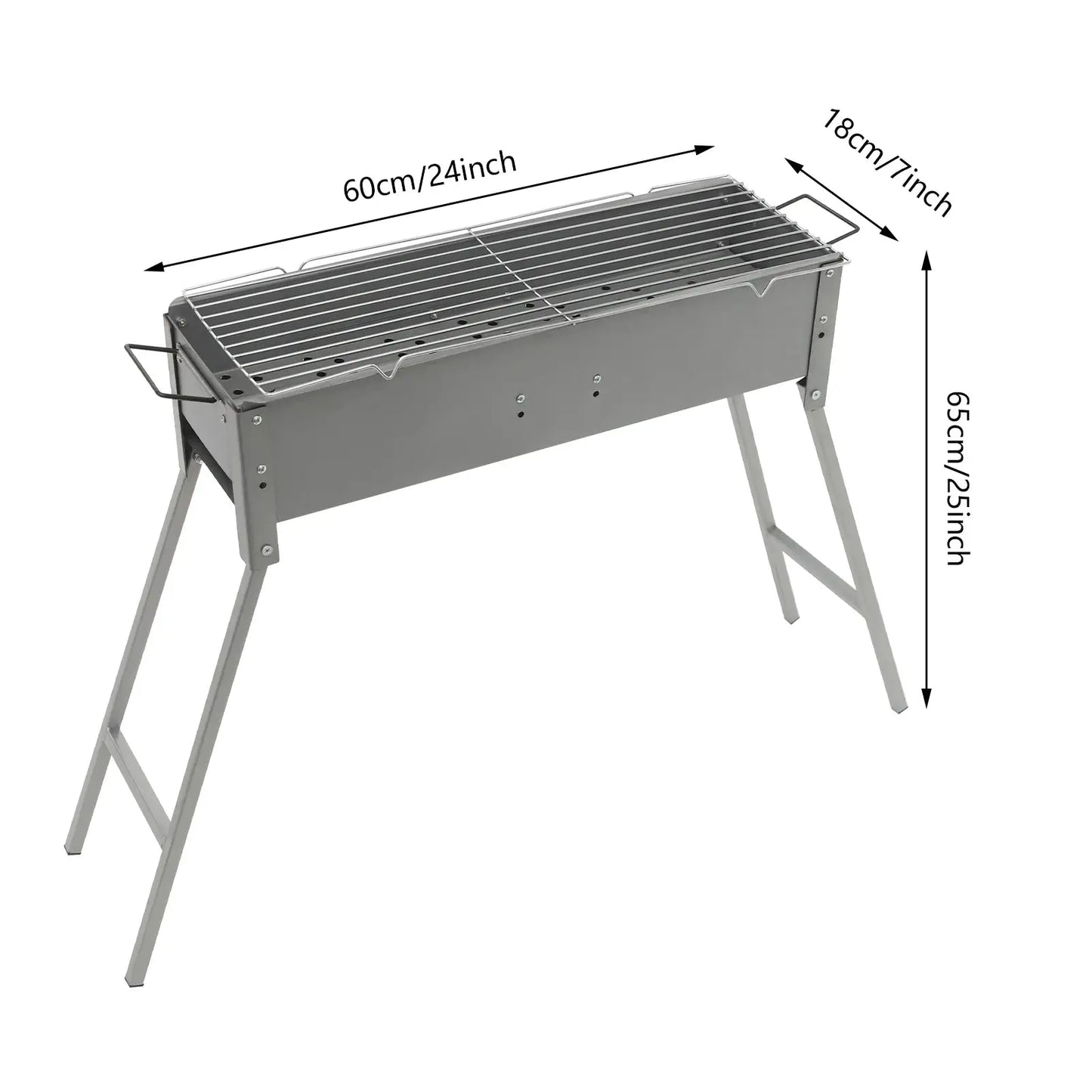 Portable BBQ Grill Folding Camping Barbecue Grill Charcoal Grills from PriceLows™