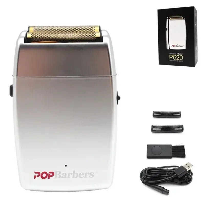 Beard Trimmer | 11000 RPM | USB Rechargeable Lithium 1400mAh | POP Barbers P620