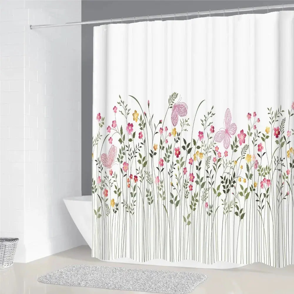 Chinese Style Flower and Birds Tree Shower Curtains Bath Curtain Waterproof Bathroom Decor With Hooks 3d Printing Bath Curtain from PriceLows™