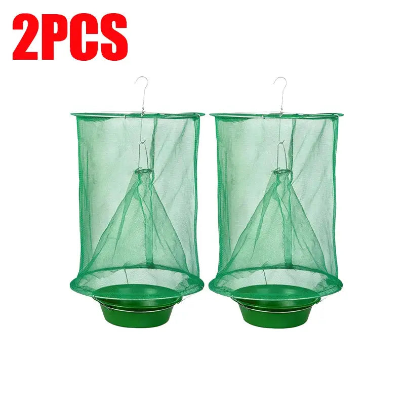 Outdoor Fly Traps Reusable Hanging Insect Catcher Mesh Cage Orchard Farm Flying Trap Repellent Garden Pest Catchers Control Tool from PriceLows™