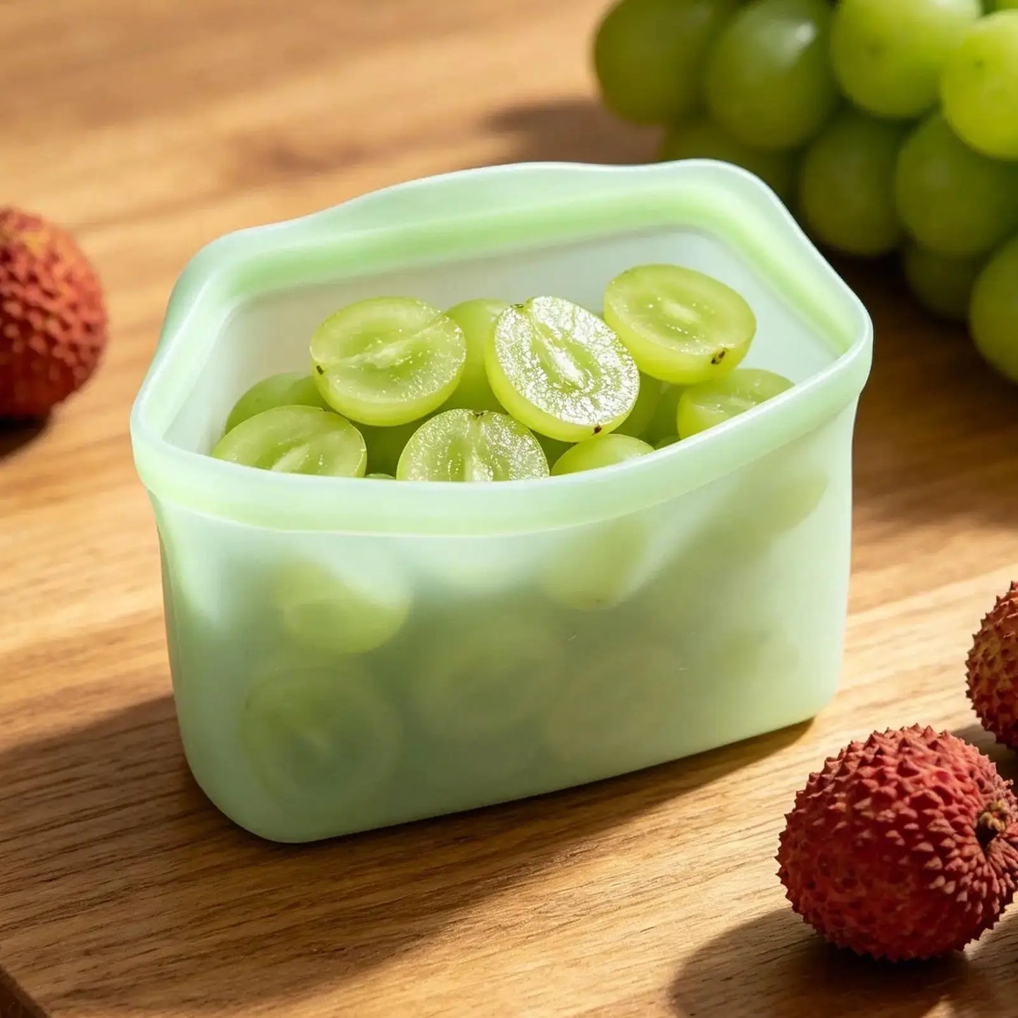 Silicone Food Storage Bags | Leakproof | Airtight Seal | Stand Up