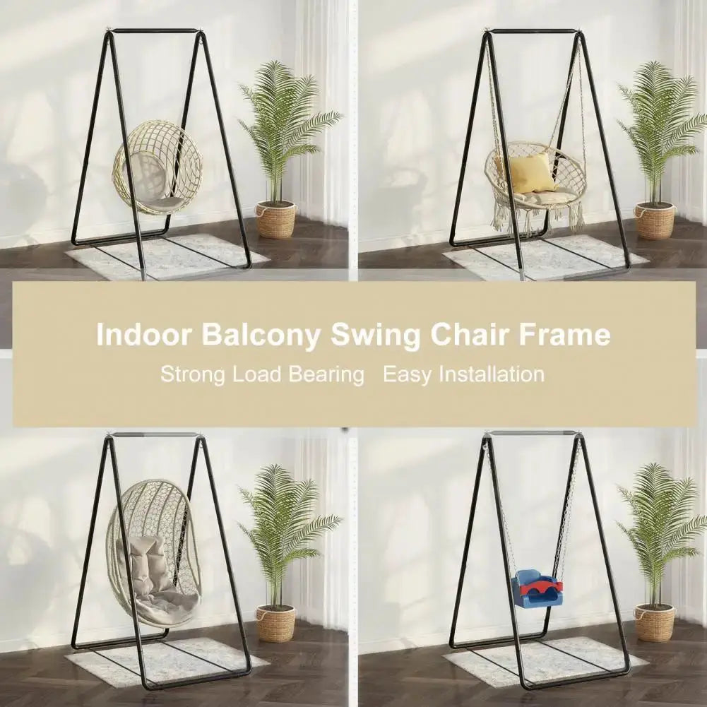 A-Frame Heavy-Duty Anti-Deformation Hammock Chair Stand | Metal Support Rack for Strong Load Bearing | Outdoor Swing Seat from PriceLows™