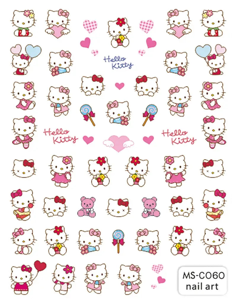 1PCS Cartoon Kawaii Pokémon Nail Stickers 3D Sanrio Hello Kitty Stickers For Nails Nails Accesories Anime Kuromi Nail Supplies from PriceLows™