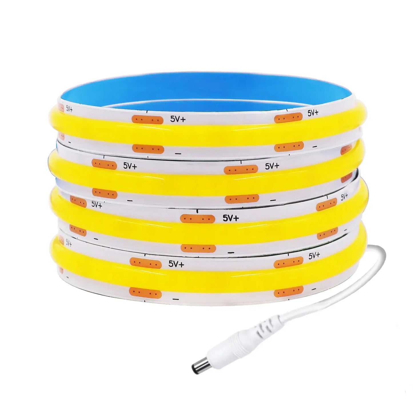 8MM COB LED Strip Light 5V 320LEDs/M Motion Sensor Dimmable Flexible LED Tape Ribbon USB/Battery Powered DIY Backlight for Room from PriceLows™