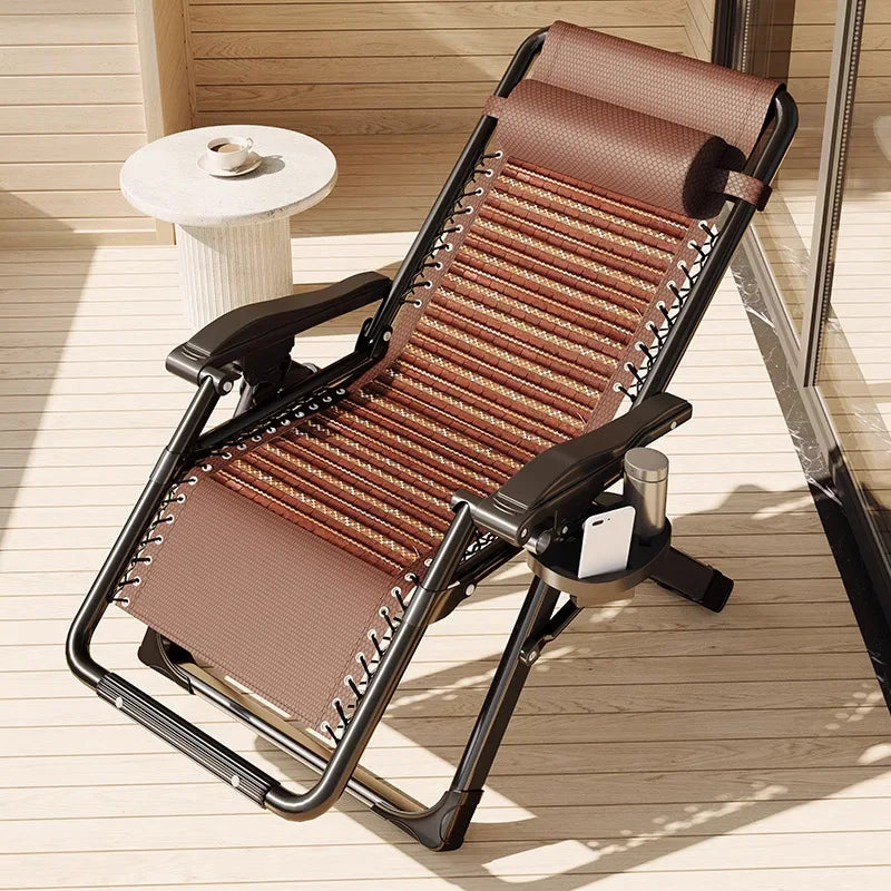 Lounge Chair Folding | Stainless Steel Frame | Recliner | One Size