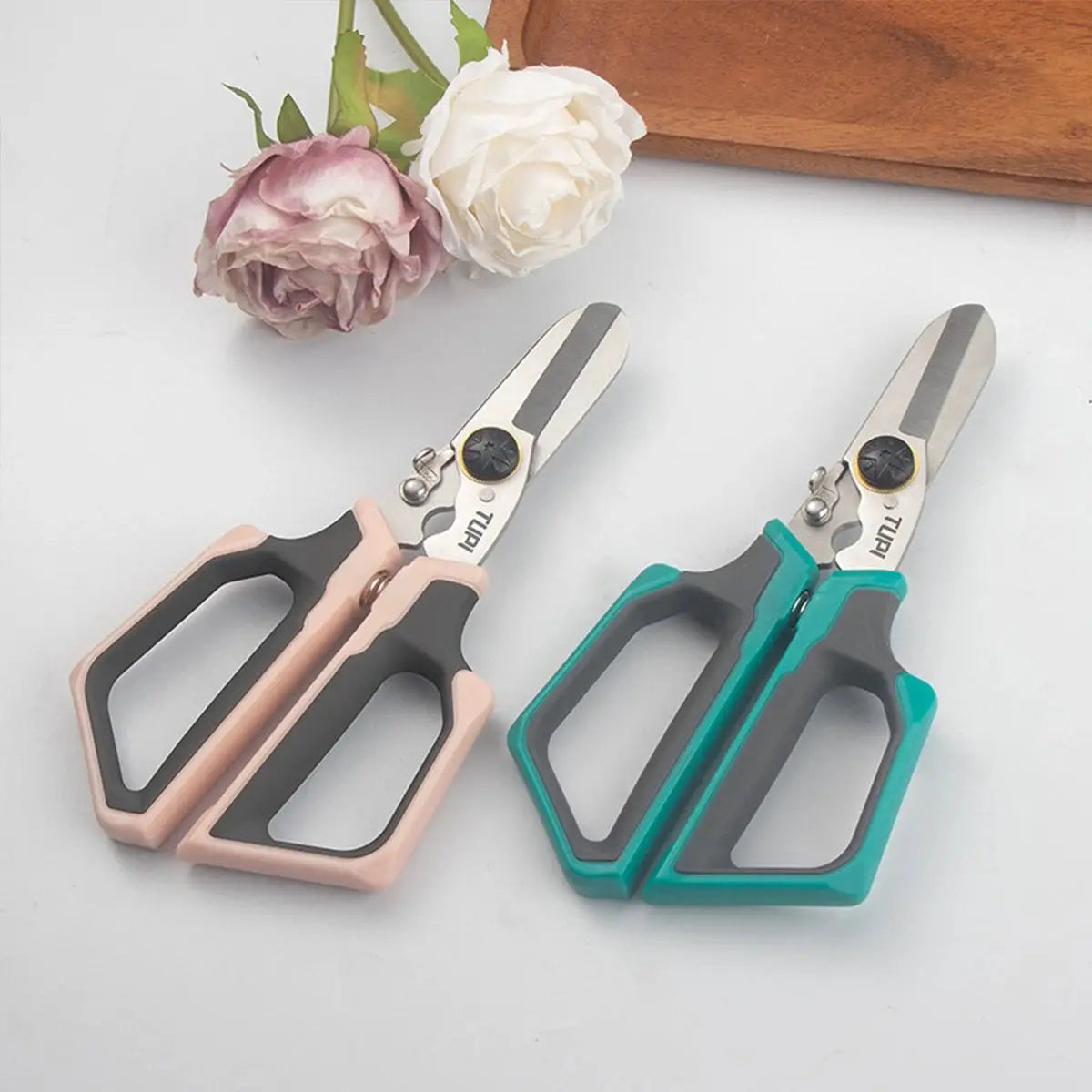 TUPI Garden Scissors for Flower Professional Garden Trimmer Scissors Hand Tools Gardening Pruning Scissors from PriceLows™
