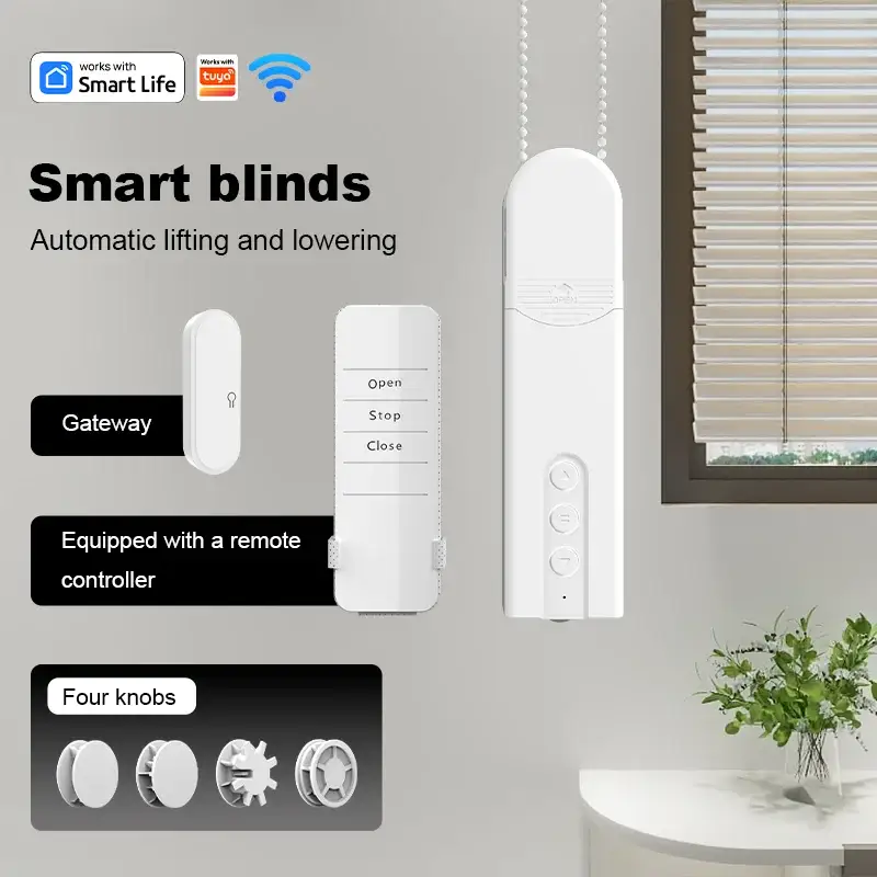 WiFi Electric Blind Roller Motor Silent Motor with Remote APP Voice Control With Alexa Google Home Automation Window Treatments from PriceLows™