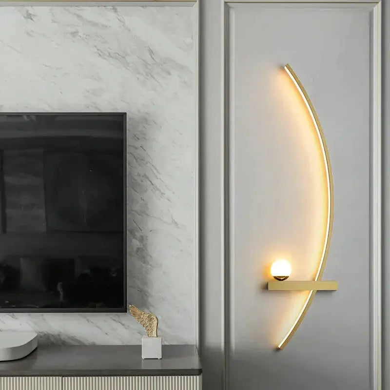 2PCS Modern Adjustable LED Wall Lamps, 21.65‘’ Wall Sconce Bedside Lamp Minimalist for Living Room, Bedroom, TV Background Wall from PriceLows™