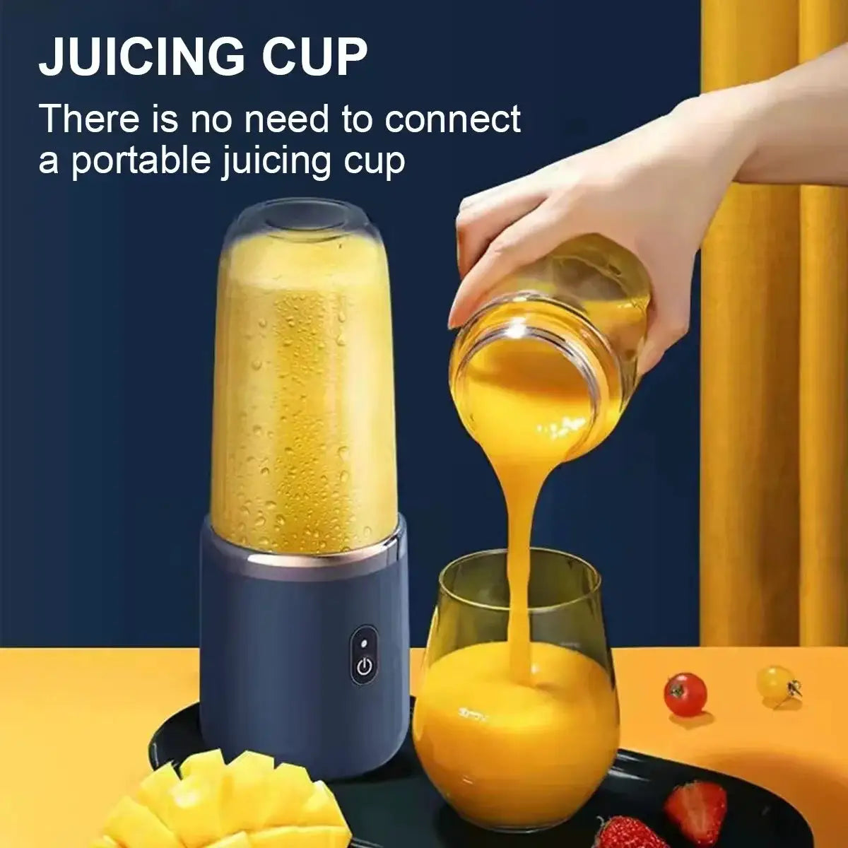 Portable USB Personal Mini Juicer Cup Handheld Travel Blender Single Double Cups for Water Bottles from PriceLows™