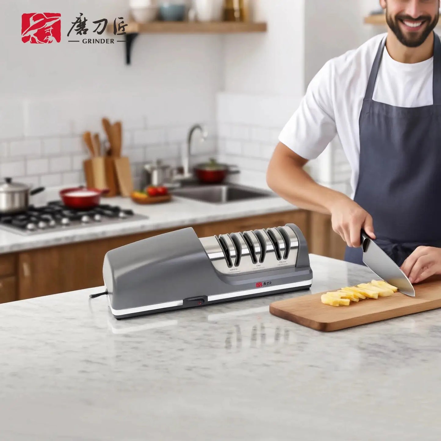 Electric Tool Sharpener | Three-Speed | 15 Degree Sharpening | TG2403