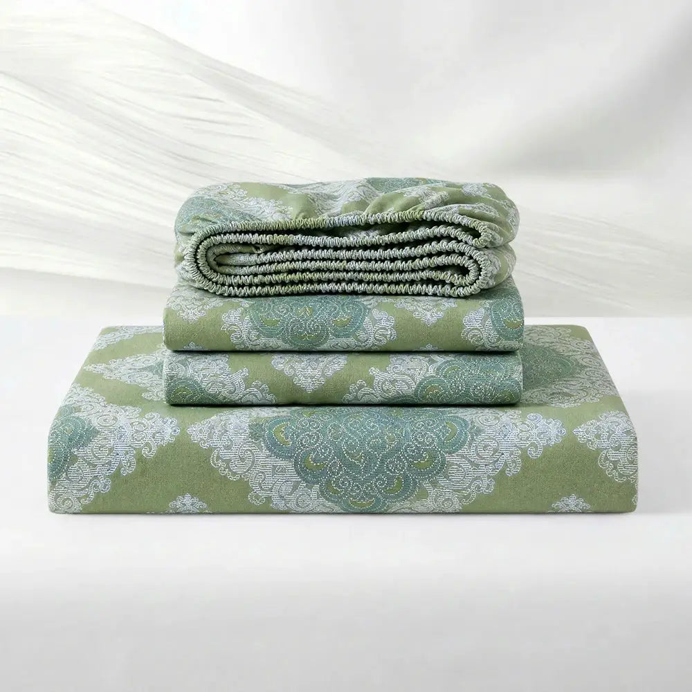 Cooling & Breathable 3-Piece Fitted Sheet Set | Textured Weave | 16-19" Deep Pocket with Non-Slip Fit | Ideal for Hot Sleepers from PriceLows™