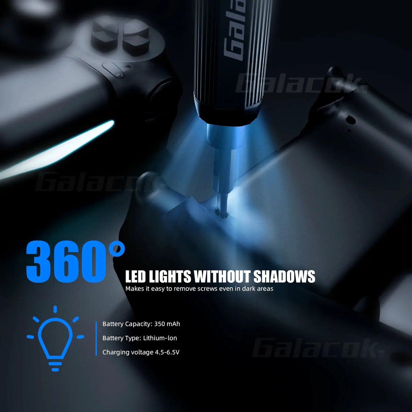 68 in 1 Mini Electric Precision Screwdriver Set – Cordless Repair Tool Kit with Magnetic S2 Steel Bits, 200RPM Motor, LED Light, from PriceLows™