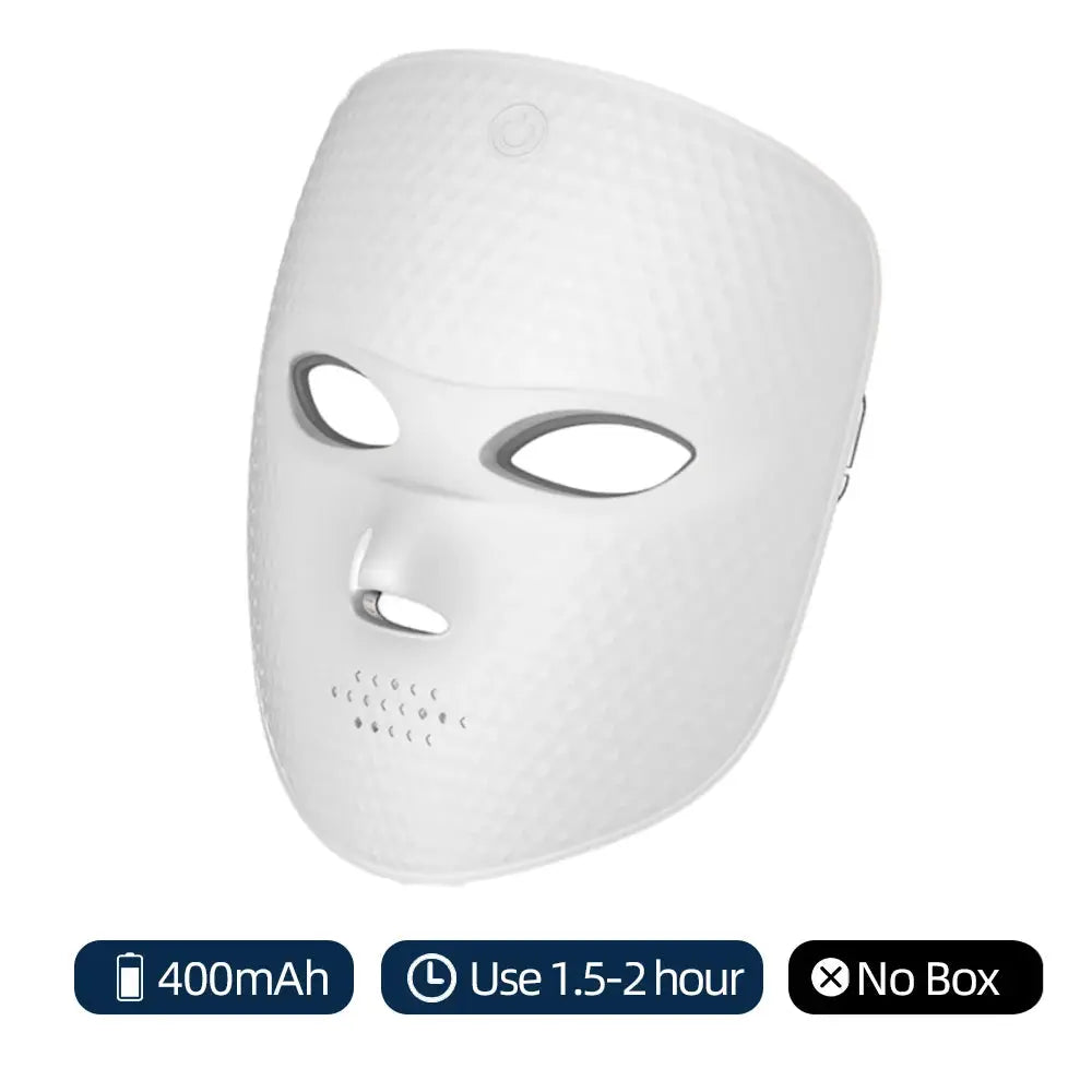 Wireless LED Mask 7 Color LED Face Mask Photon Skin Firming Anti Aging Rejuvenation Beauty Mask Machine from PriceLows™
