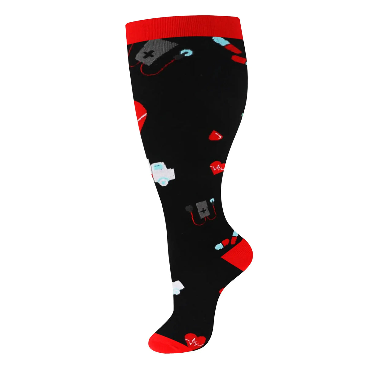 Compression Socks | 20-30 Mmhg Pressure | Wide Calf | 2Xl To 4Xl