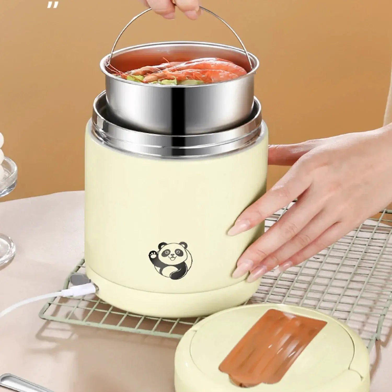 1.8L Electric Lunch Box Portable Food Warmer Heater Lunch Boxes for Adults Food Heating Boxes Container for Car Truck Students from PriceLows™