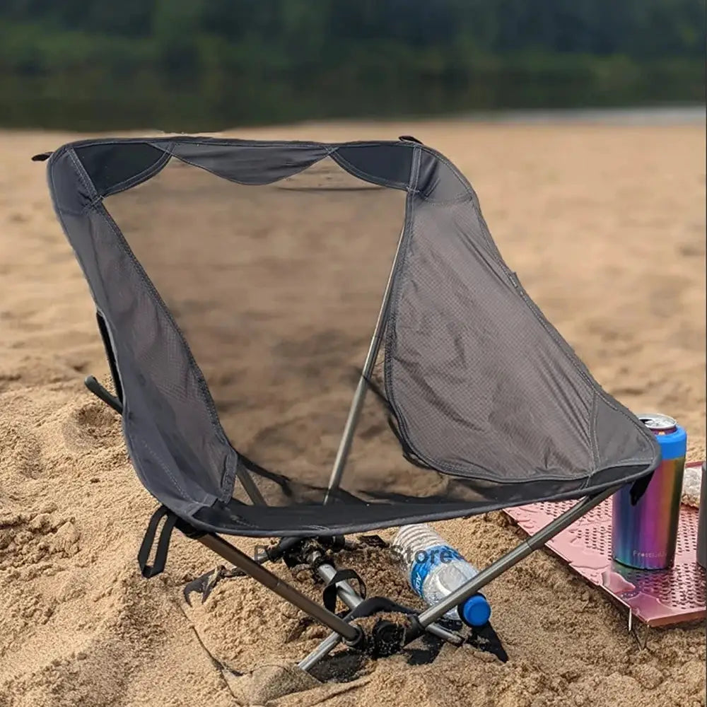 Ultralight Camping Chair | Aluminum Alloy Frame | Mesh Seat | One Size from PriceLows™