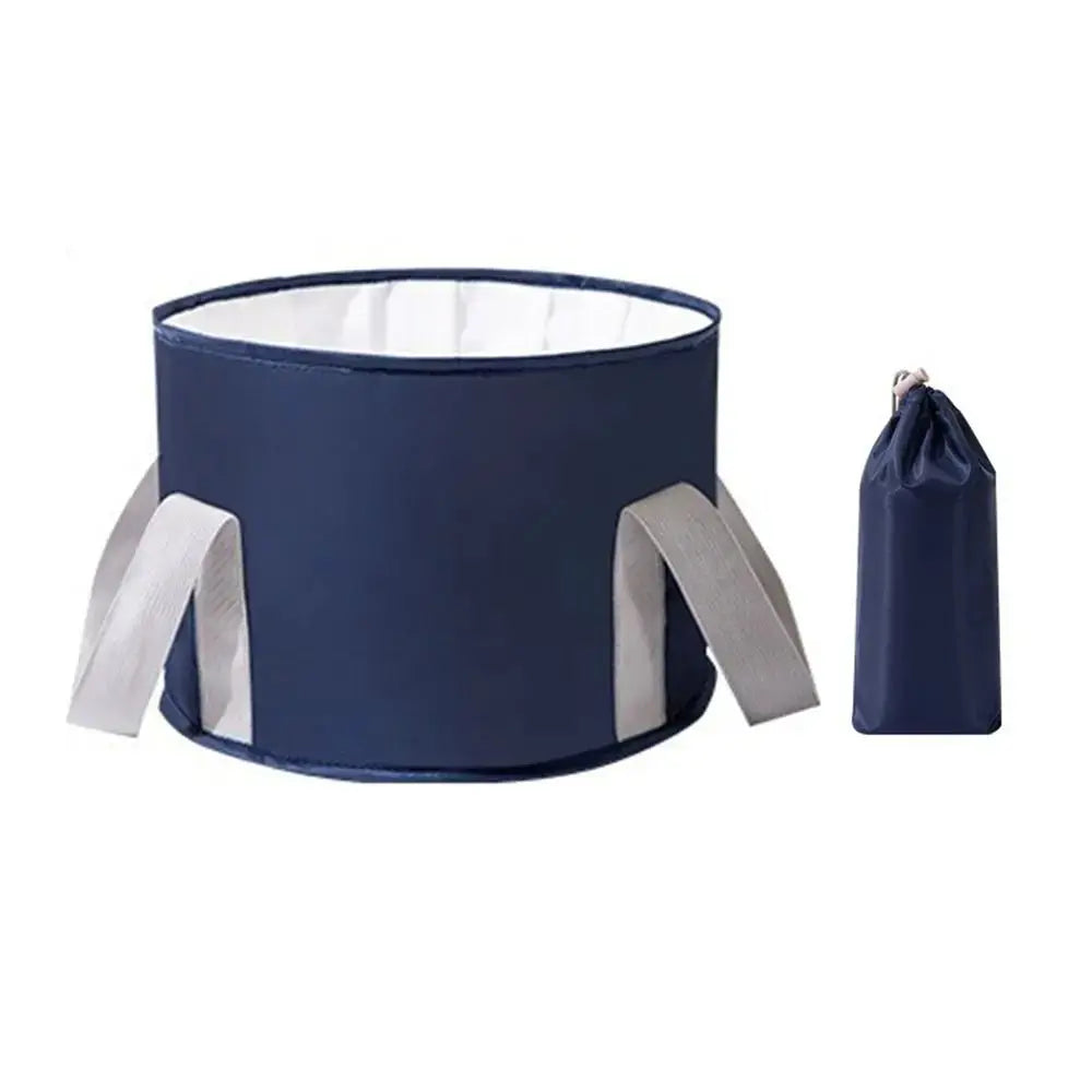 Foldable Foot Soaking Bucket | Oxford Fabric | 30x66cm | Compact Bath Tub