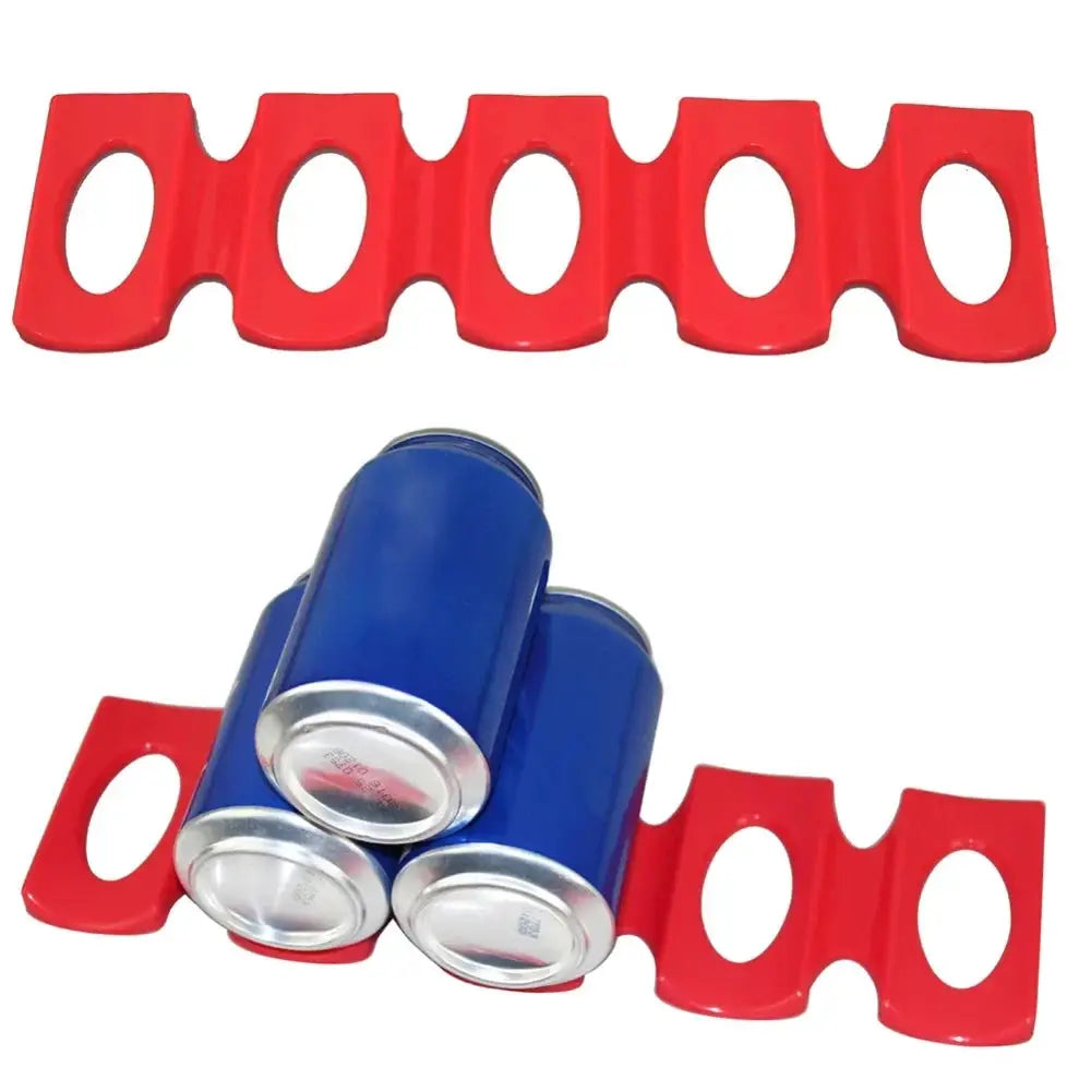Red Silicone Fridge Can Beer Wine Bottle Rack Holder Mat Stacking Tidy Tool Kitchen Gadgets Silicone Can Holder Mat Organizer from PriceLows™