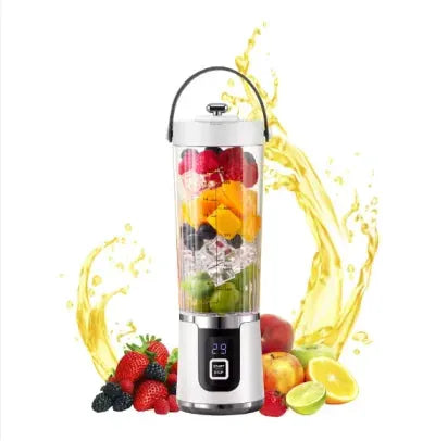 12 Blades Portable USB Charging Juicer, 500ML Mini Personal Blender, Electric Smoothie Juice Maker, Compact Rechargeable Mixer for Shakes, Fruit Vegetable Drinks, Travel Home Office Outdoor Use from PriceLows™